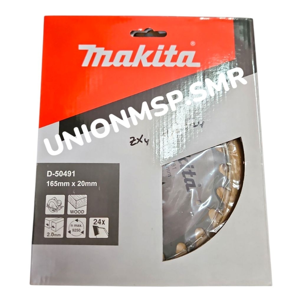 Mata Potong Kayu Makita D-50491 6 Inch 165x20x2mm 24T | Circular Saw Blade TCT Makita Original