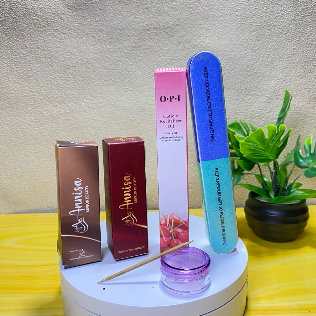 (6in1) 2pcs henna ombre+serum pen+buffer 7steep+ pot kosong+aplikator