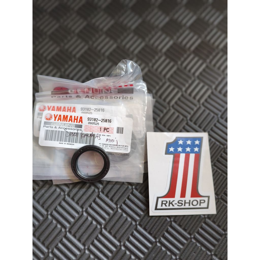 seal kruk as mio j bagian kiri original yamaha genuine part 93102-25816