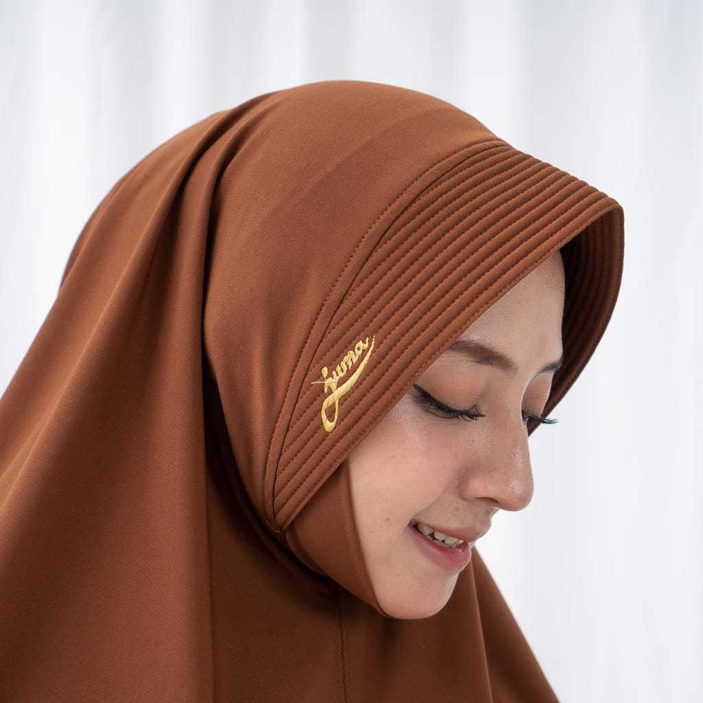 Juma Dagu Jilbab Instan Jersey Premium Jumbo Size L Hijab Instan Syari Muslimah Remaja Dewasa