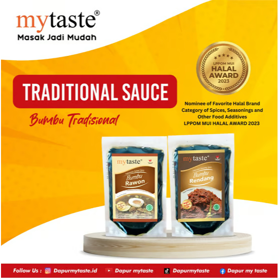 

MY TASTE BUMBU INSTAN 100 GR