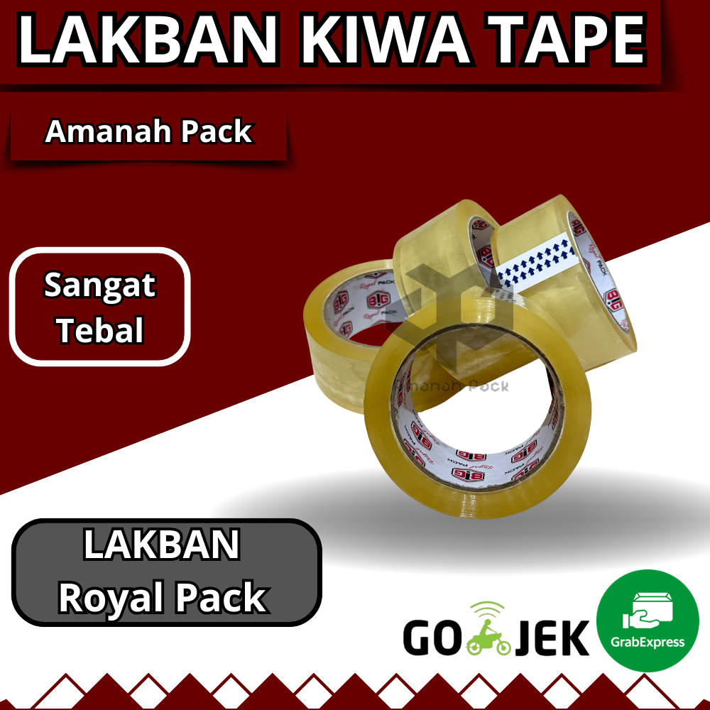 

LAKBAN ROYAL PACK 45MMX100YARD PALING MURAH BERKUALITAS