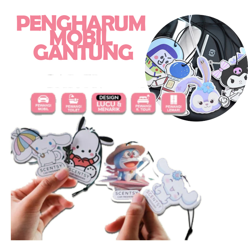 Pengharum Mobil Gantung Kertas Parfum Pewangi