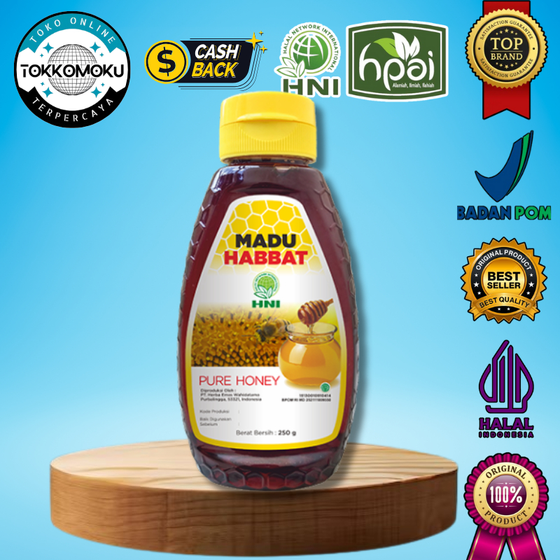 

Madu Habbat HNI - Madu Murni 100% Asli - Herbal Alami untuk Stamina & Imun Tubuh - 250ml- Tanpa Pengawet & Bahan Kimia