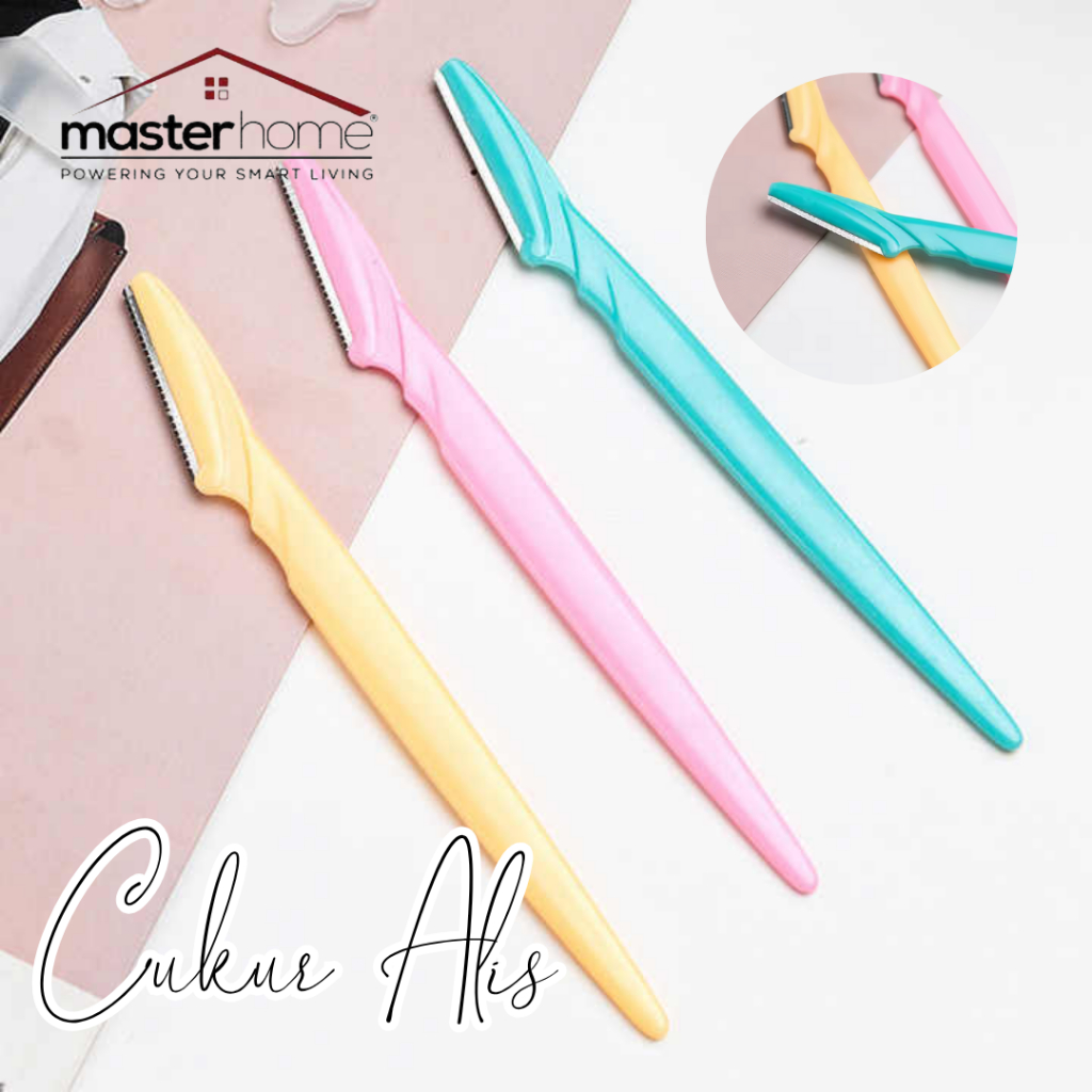 Masterhome Alat Pencukur Alis | Eyebrow Trimmer | Pisau Cukur Kumis | Alat Perapih Bulu | Kerokan Al