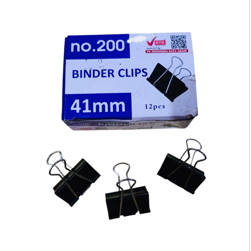 

BINDER CLIPS 41MM (PER PCS)