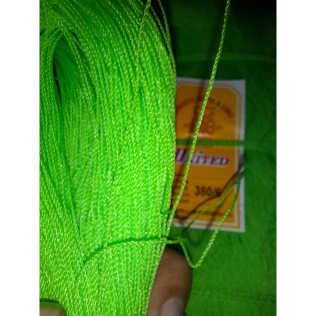 

Tali tambang, no 6 atau ½mm. syntetic ropes dan lines