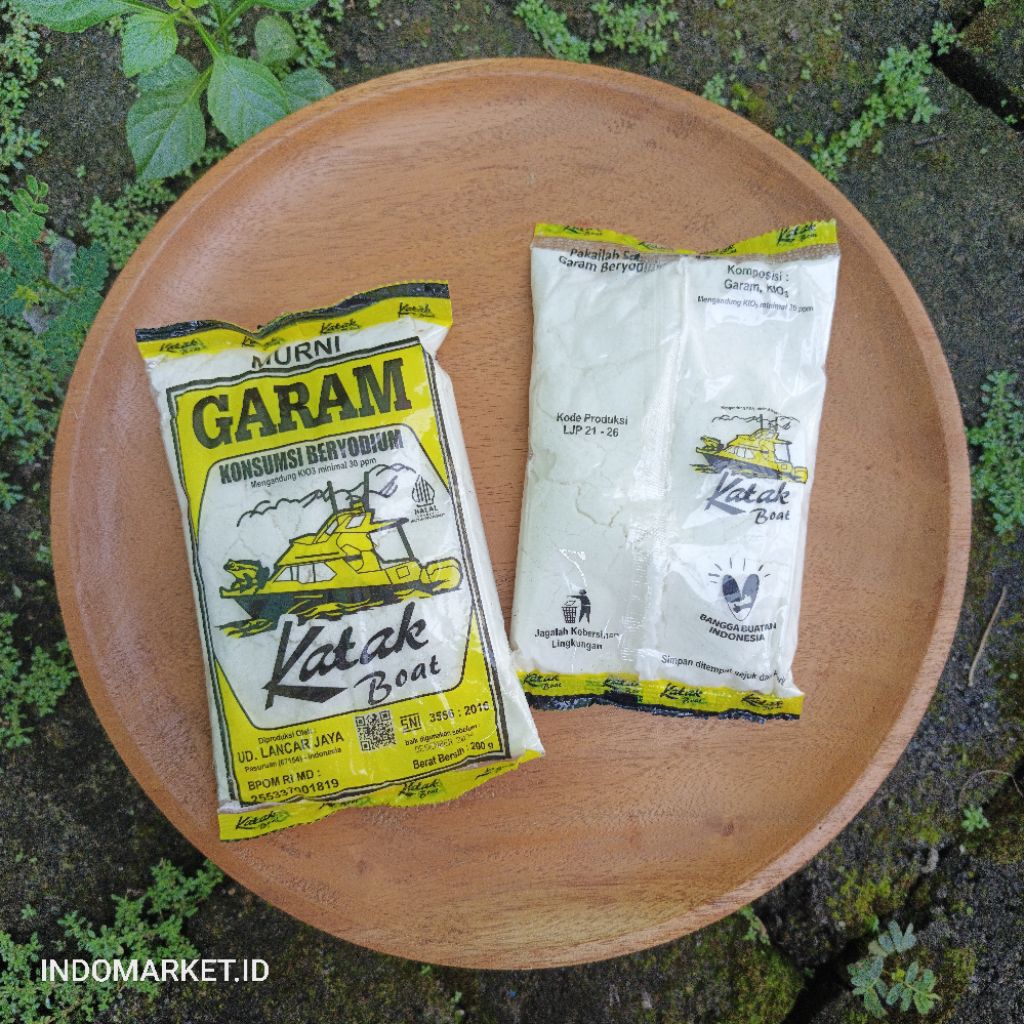 

Garam cap katak 200g / Garam 200g / Garam beryodium / Garam cap katak boat
