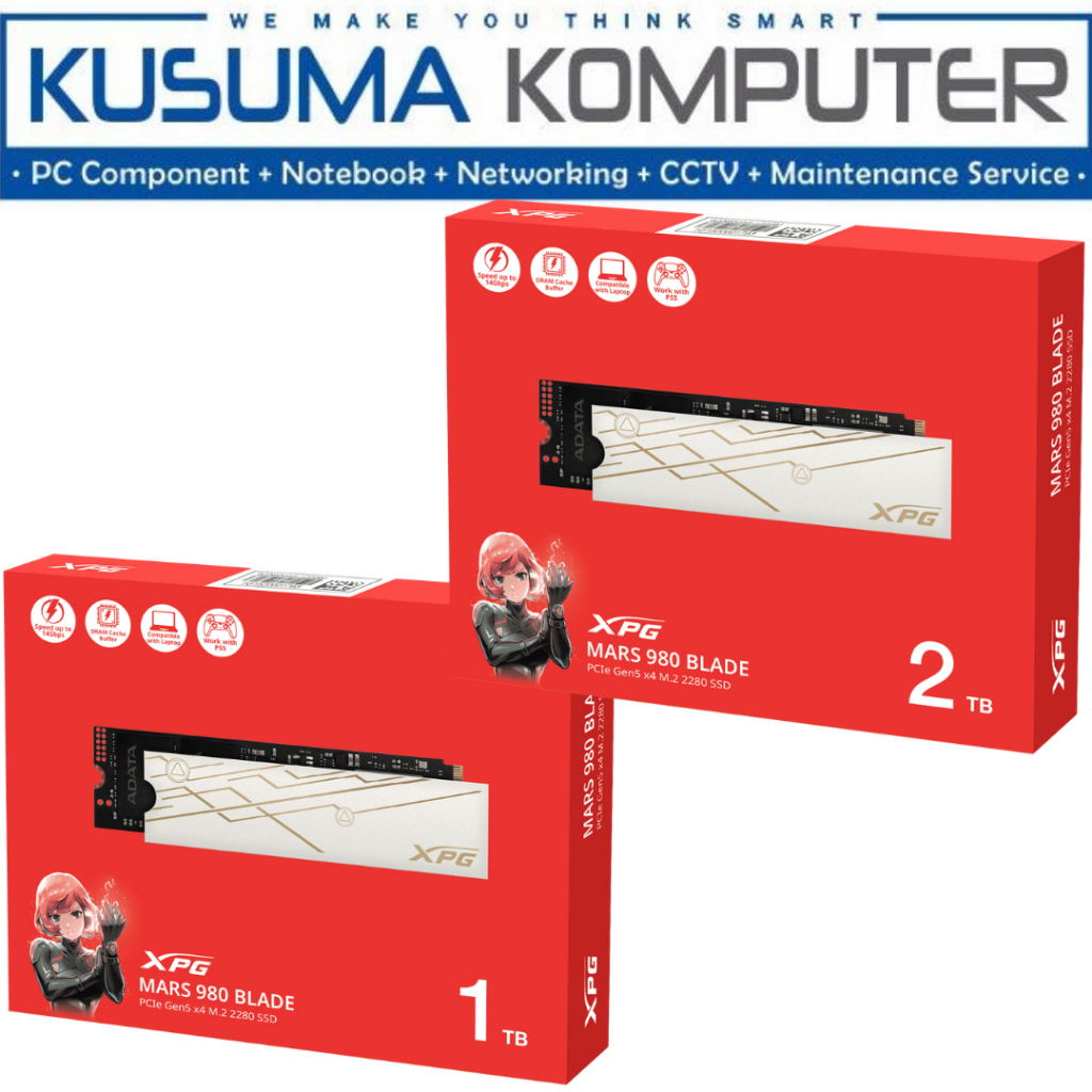 Adata MARS 980 BLADE 1TB 2TB PCIe Gen5 x4 M.2 2280 SSD