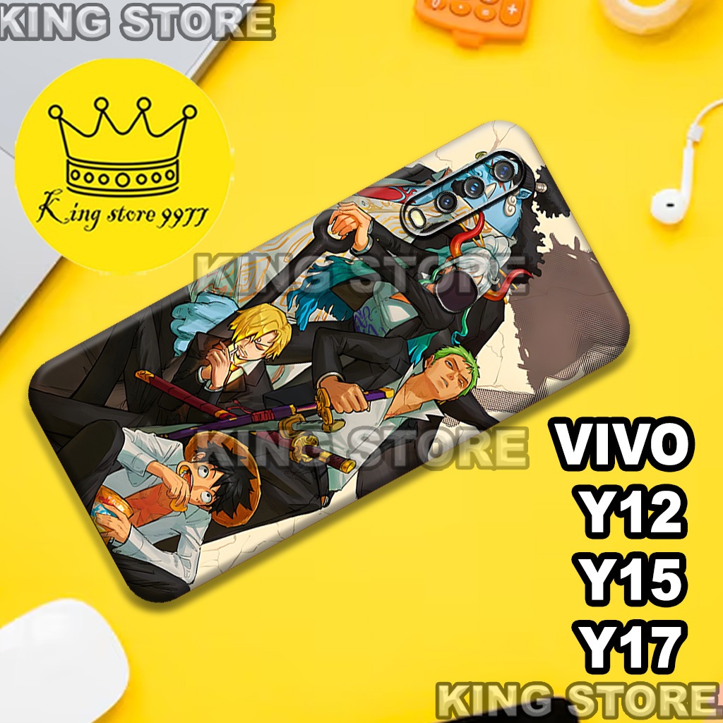 (KS1)  Softcase karet untuk VIVO Y12 - Y15 - Y17 Motif gambar karakter Anime/casing VIVO Y12 - Y15 -