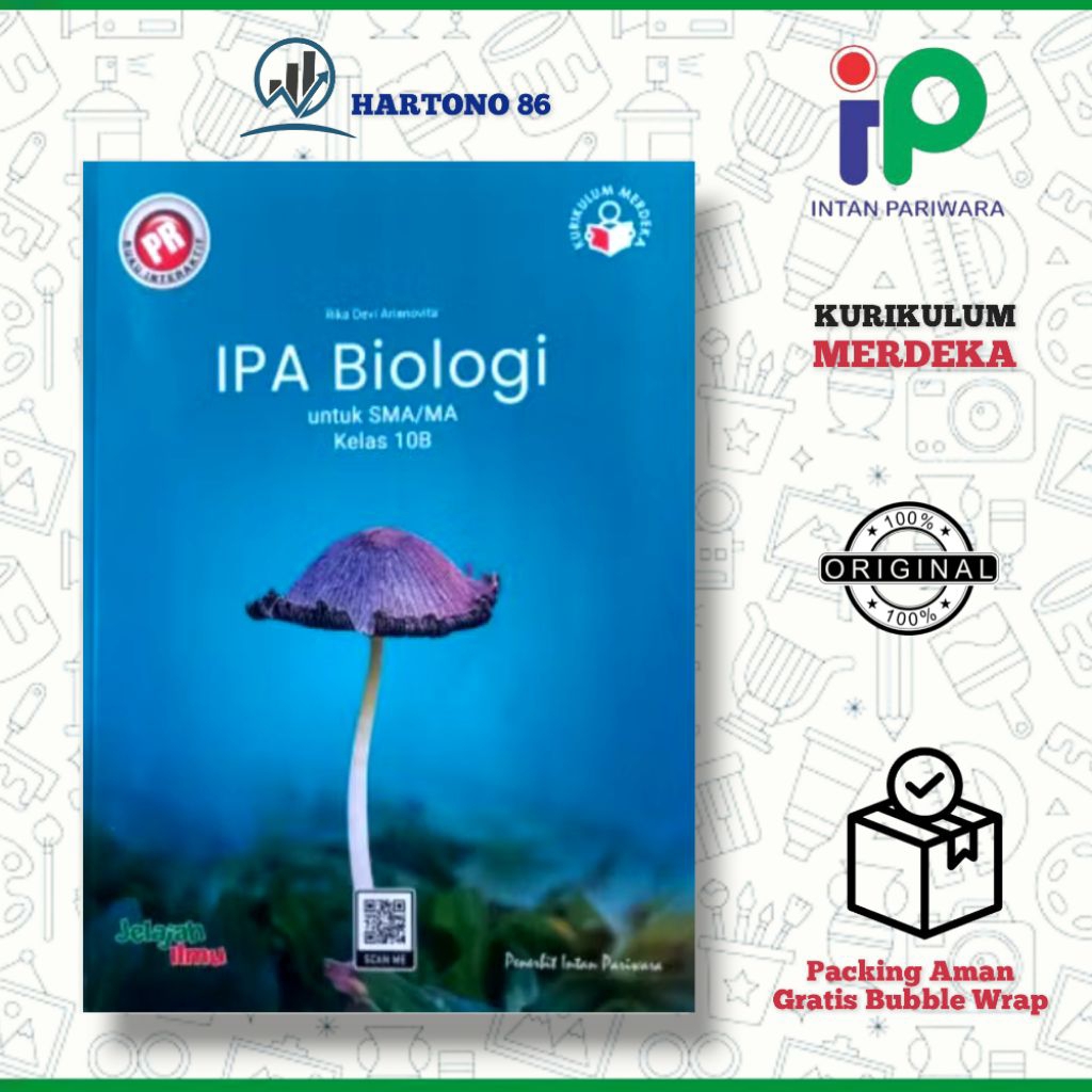 Buku PR Interaktif IPA Biologi SMA/MA/SMK/MAK Kelas 10 jilid 10B Kurikulum Merdeka Intan Pariwara