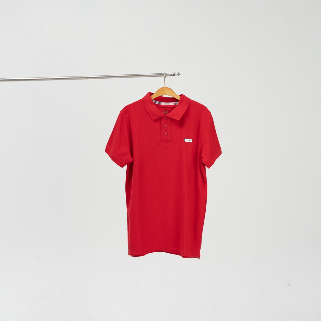 Polo Shirt Oxygen Denim Original Murah Berkualitas - Merah (5231)