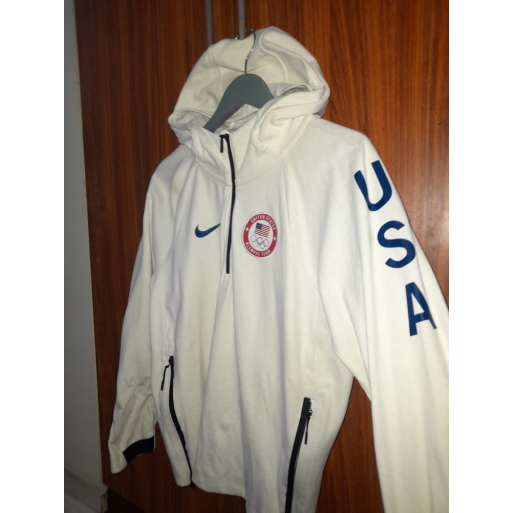 jacket hoodie half zipper nike tech USA olympic original