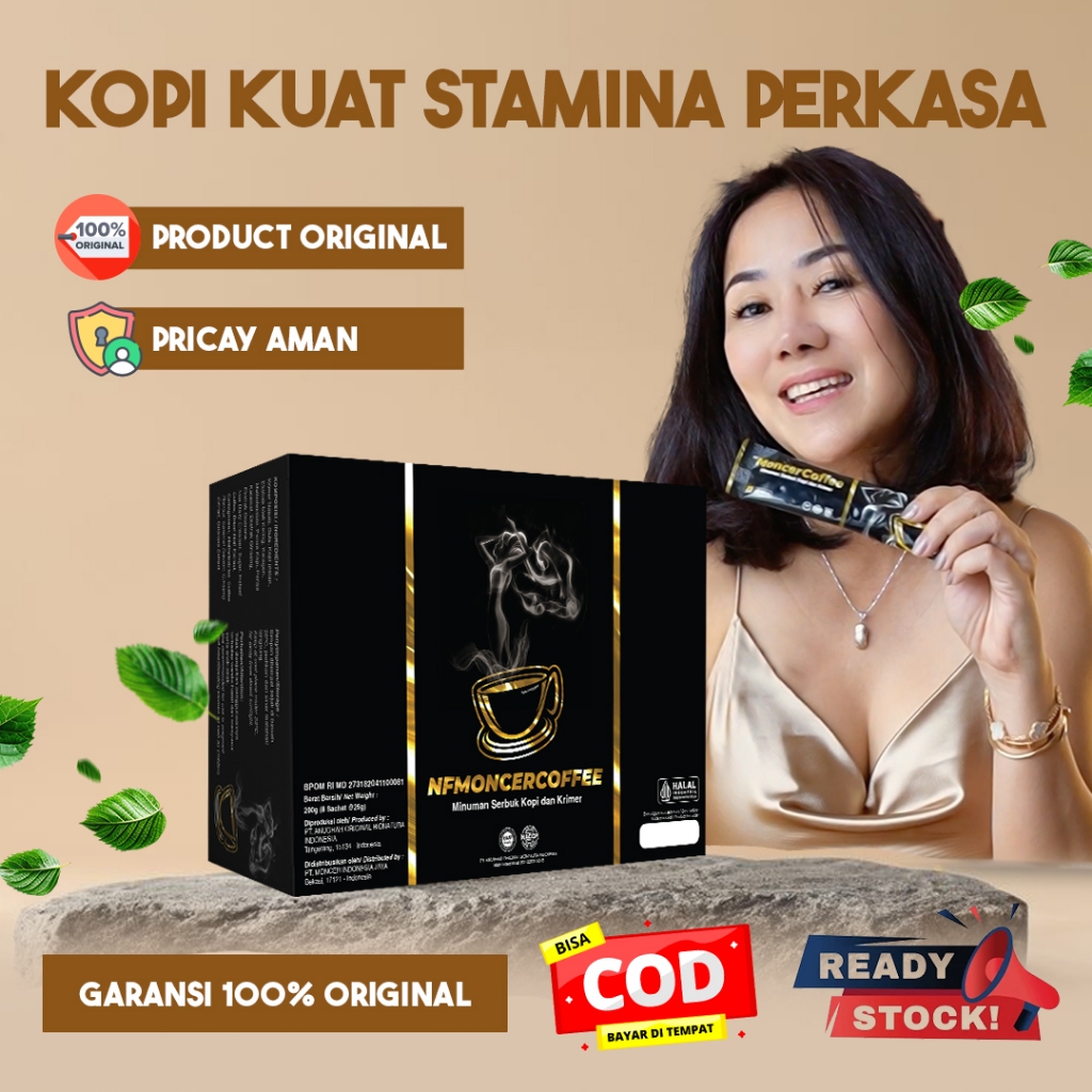 

Moncer Robusta Coffee Sachet | Bantu Energi Tambahan Tanpa Efek Samping Moncer - Kopi Herbal Pria | Rasa Robusta + Formula L-Arginine