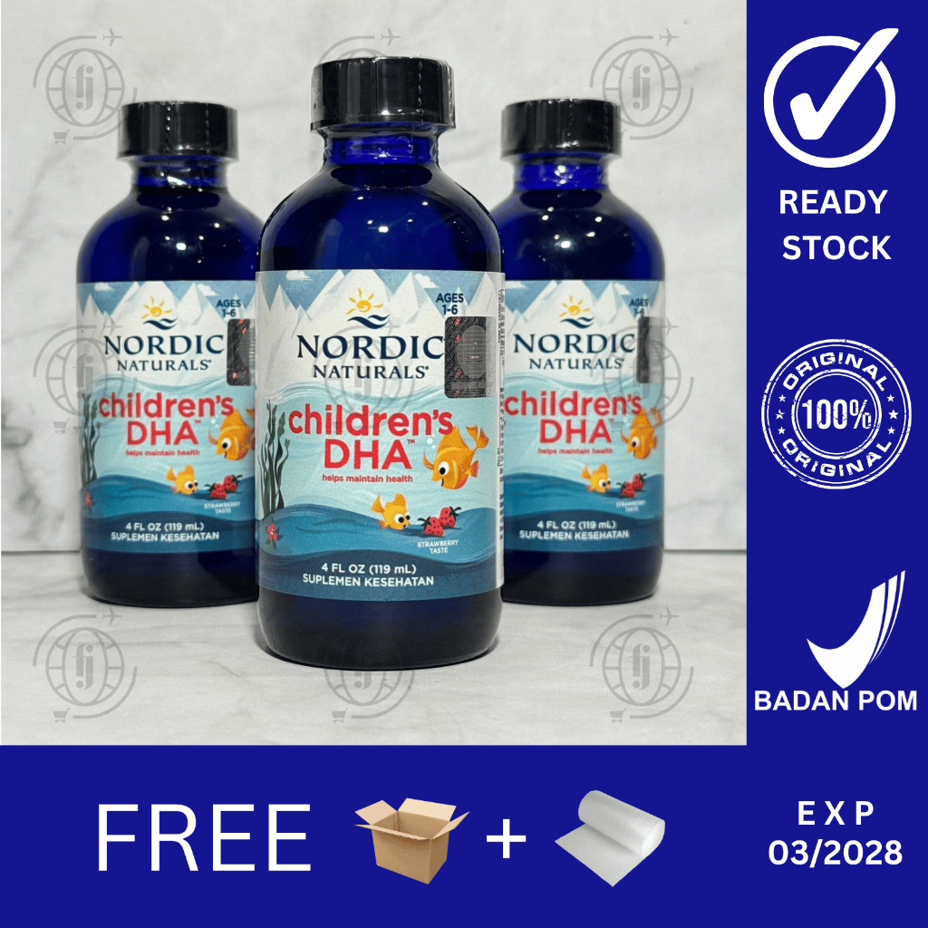 Nordic Children DHA 119ml BPOM - Minyak Ikan Anak | Original USA | EXP 2028