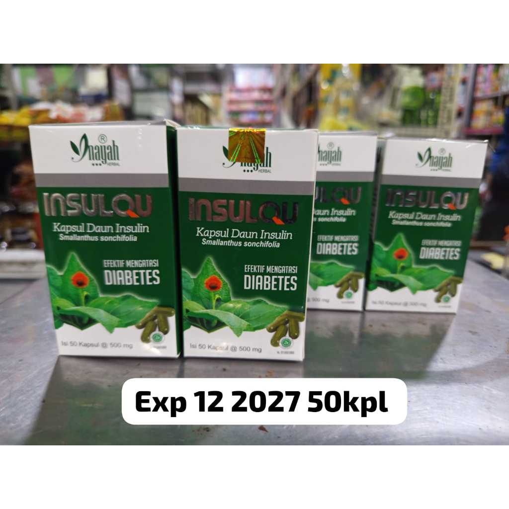 

Kapsul INSULQU (Insulin) Inayah 50 kapsul Mengatasi Diabetes Murah