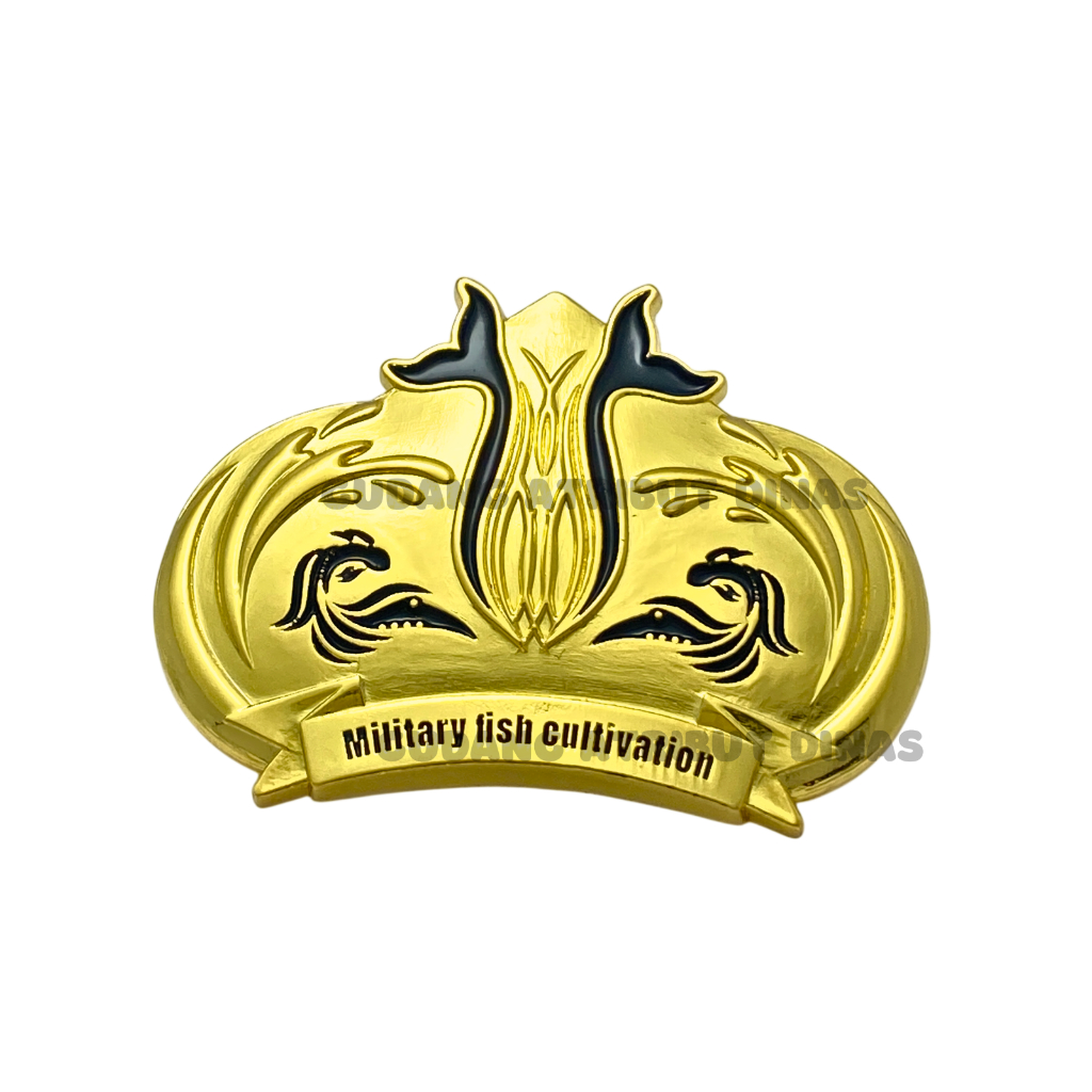 100% LUXURY Pin Military Fish Unhan RI / Pin Military Unhan RI Luxury / Atribut Unhan RI / Atribut D