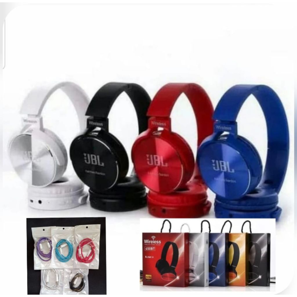 Headphone Kabel JBL XB450