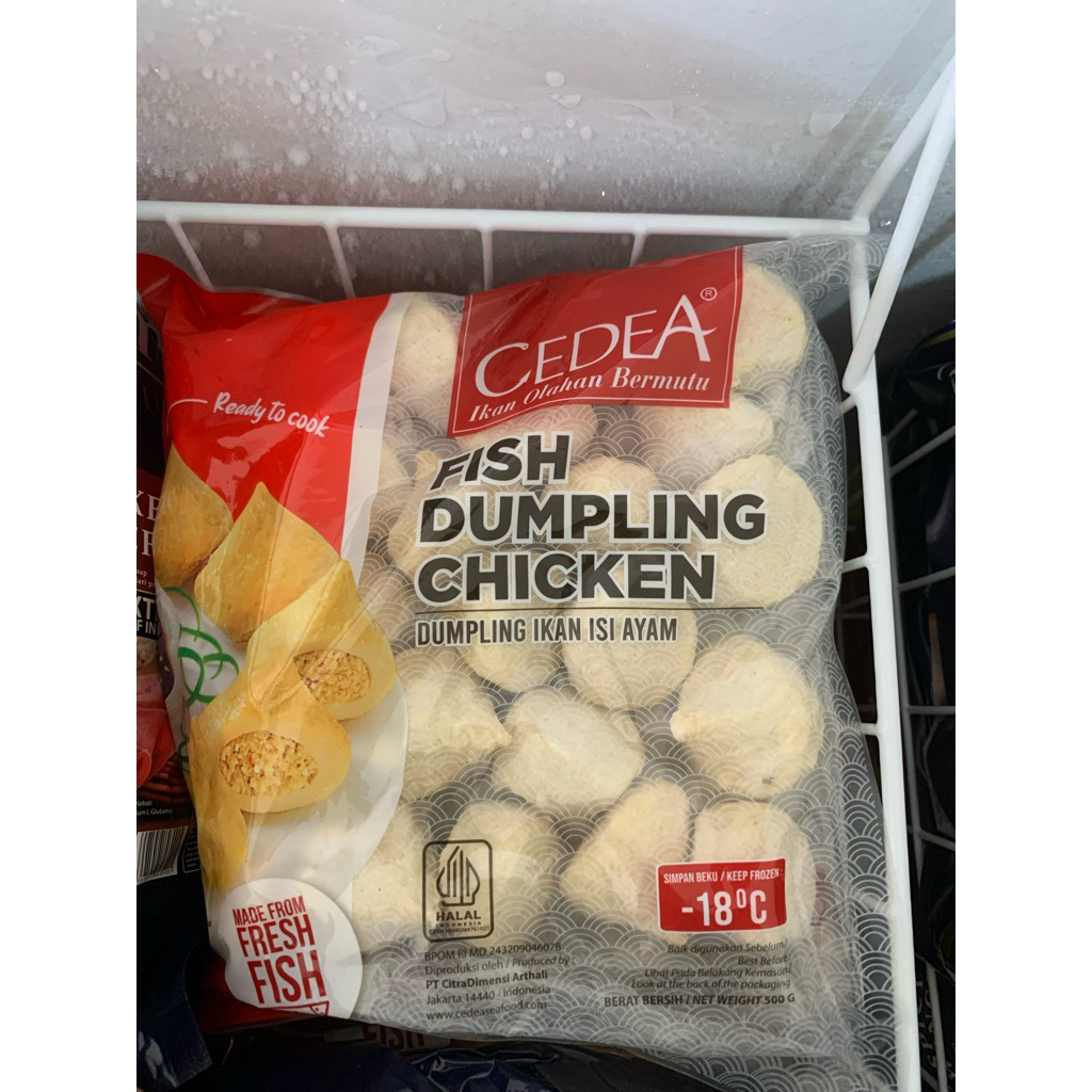 

CEDEA FISH DUMPLING CHICKEN 500GR (HARGA ONLINE)