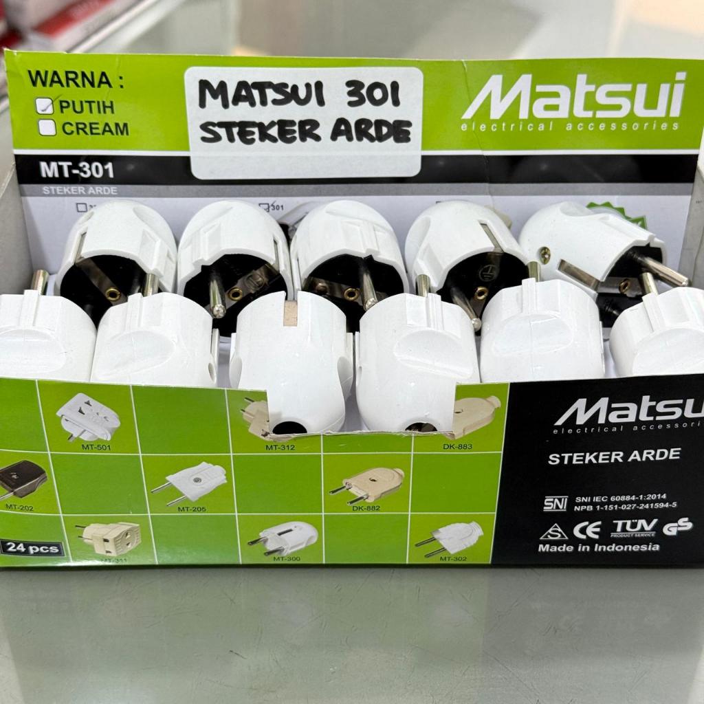 STEKER ARDE BULAT KEPALA COLOKAN MATSUI / MT-301 SNI