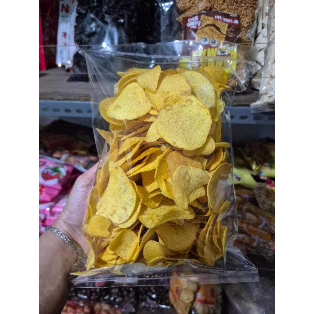 

Cemilan Kripik Talas 250gr