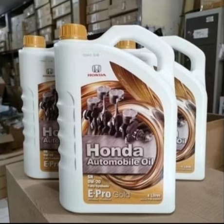 Oli Honda EPRO GOLD (SAE 0w-20),4 LITER Full Sythentic, Ori