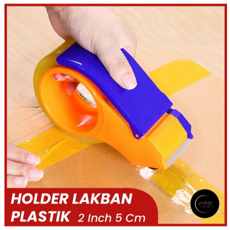 

Lakban Cutter/ Dispenser Tape Lakban 2 Inch Pemotong Lakban /Lakban cutter/ pemotong selotip/ Rumah Lakban / Tempat Isolasi / Dispenser Isolasi Kecil
