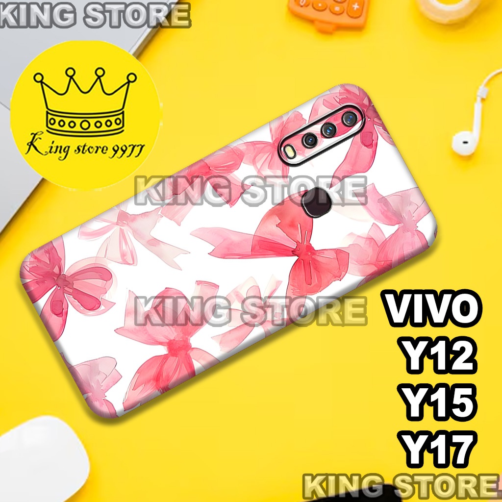 (KS18)  Softcase karet untuk VIVO Y12 - Y15 - Y17 Motif gambar karakter Motif Cewek/casing VIVO Y12 