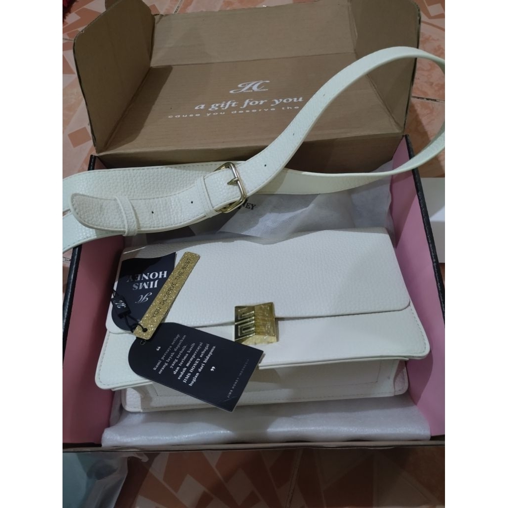 tas jims honey ori putih