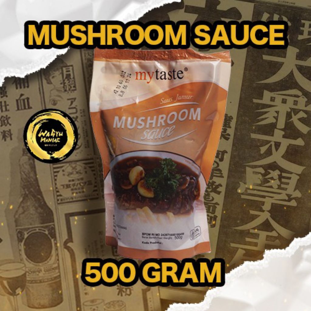 

SAUS JAMUR MUSHROOM SAUCE MY TASTE 500 GRAM