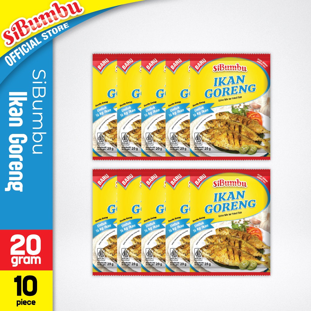 

SiBumbu Bumbu Praktis Ikan Goreng 10pcs