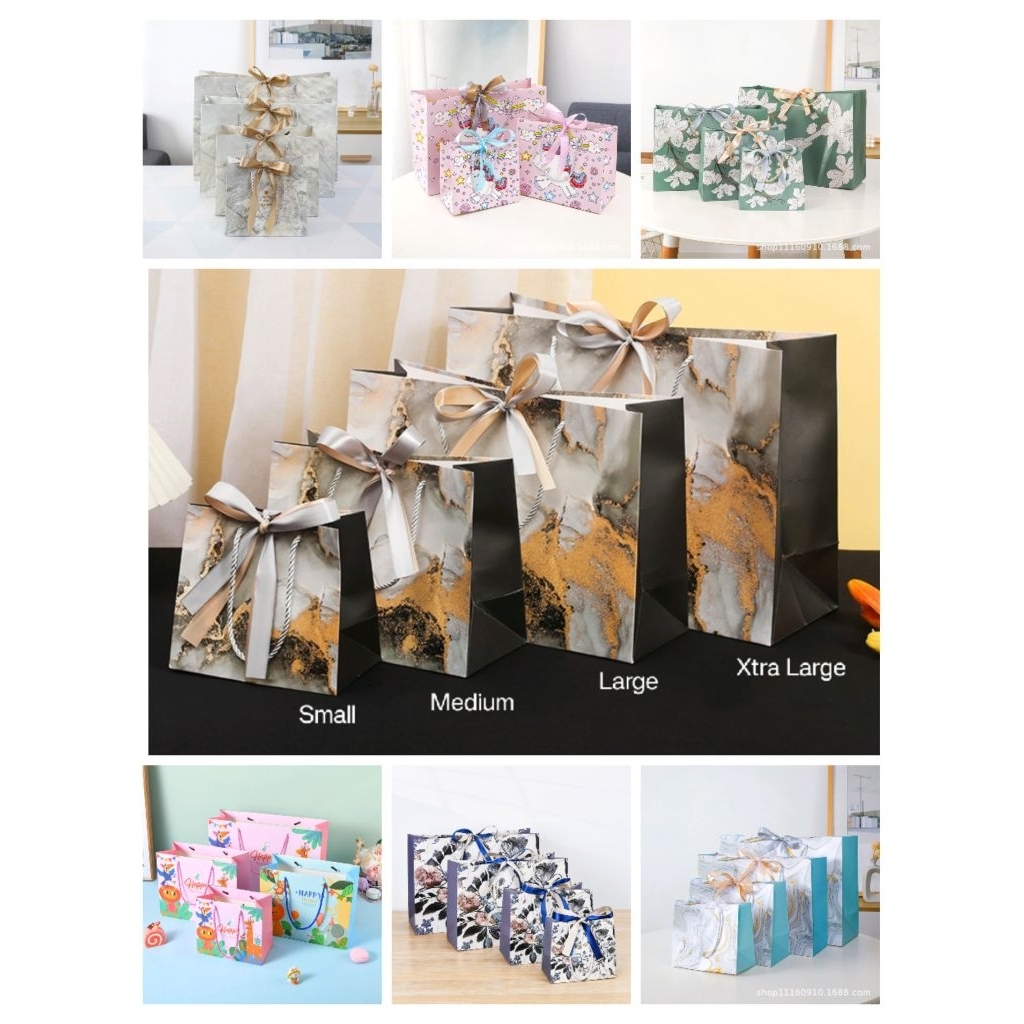 

PAPER BAG MARBLE ELEGAN PAPER BAG GOODIE BAG MOTIF MARBLE UNICORN TAS KADO MOTIF MARMER DENGAN PITA