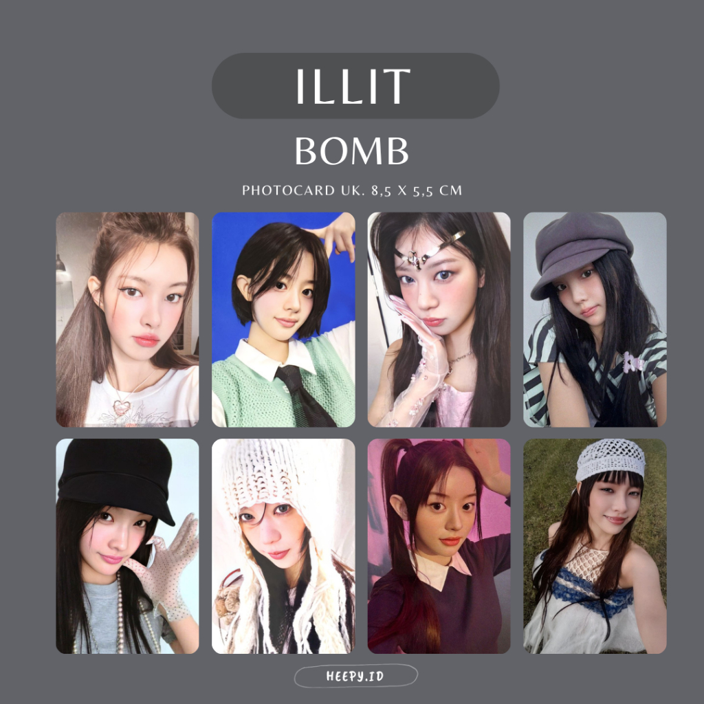 [ILLIT] UNOFFICIAL PHOTOCARD ILLIT BOMB