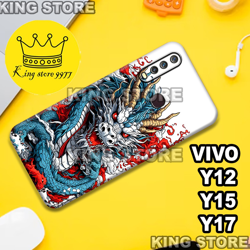 (KS25)  Softcase karet untuk VIVO Y12 - Y15 - Y17 Motif gambar karakter Cowok/casing VIVO Y12 - Y15 