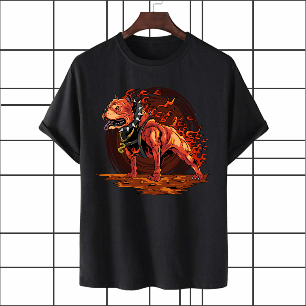 NBSC - Baju Kaos Bulldog / Kaos Distro 100% Katun Combed RJ 012