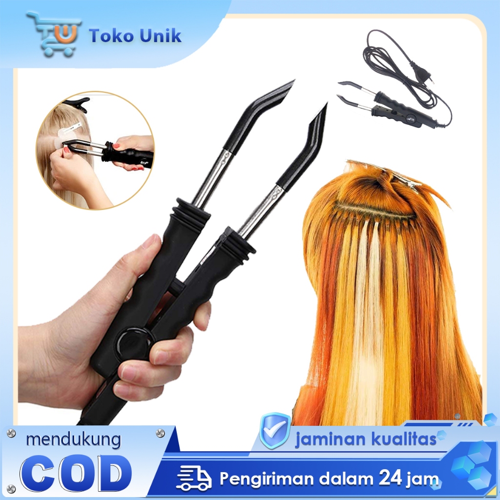 Alat Extension Rambut 240V Alat Sambung Rambut Suhu Konstan Alat Penyambung Rambut Extension