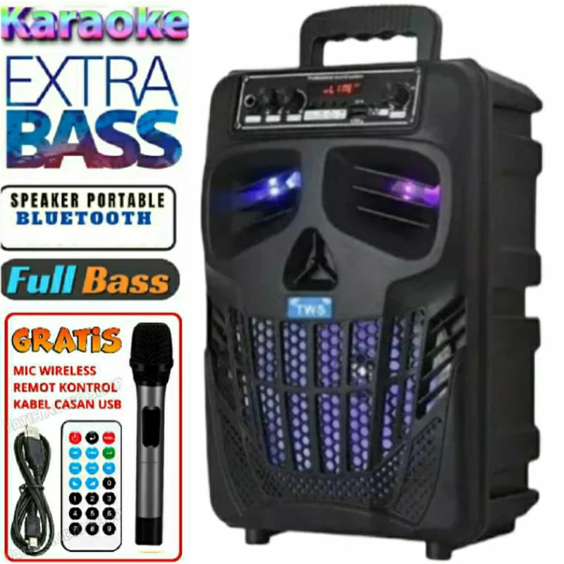 Speaker Subwoofer aktif Super Basss 8.8inc Subwoofer aktif Gratis Microsoft 7802 Speaker Subwoofer a