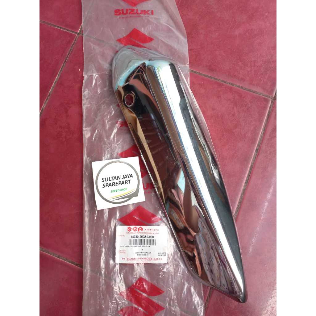 Cover Knalpot Cover Comp Muffler Suzuki Satria F FU 150 Facelift 2013 - 2016 Original SGP 14780-25G5