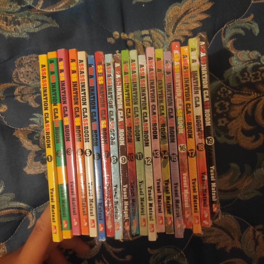 jual komik assasination classroom 1-19 kondisi kolpri dan segel