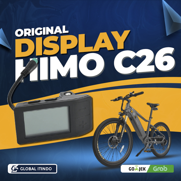 Display Sepeda Listrik Xiaomi HIMO C26 - Sparepart Layar Speedometer Electric Bicycle 24V 36V 48V Wa