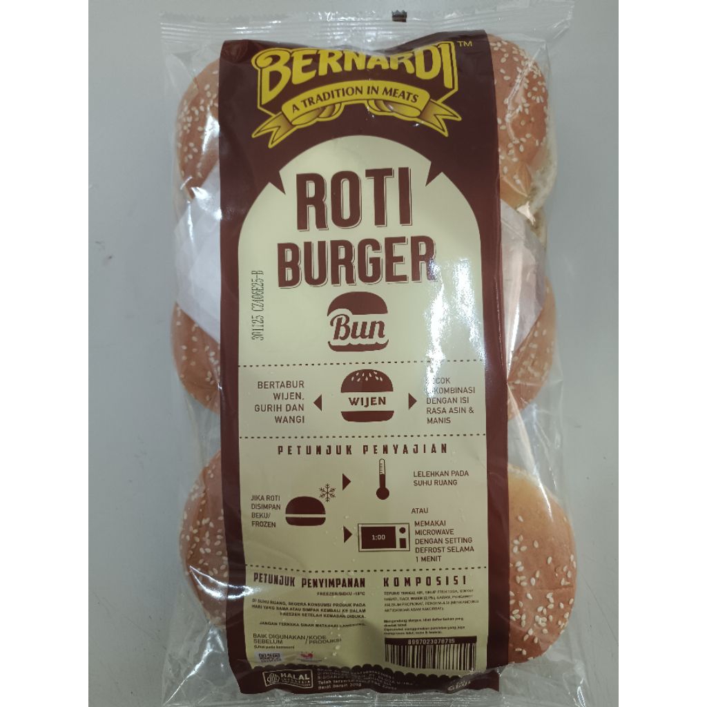 

ROTI BURGER WIJEN ISI 6 BIJI 300GRAM