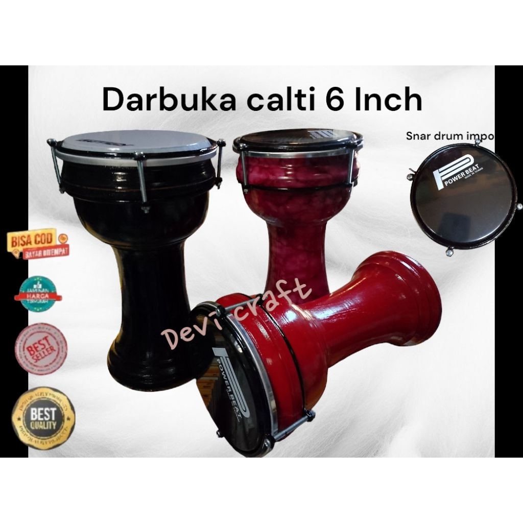 Calti diameter 6 inch, Sholawat Al banjari, Darbuka Calti