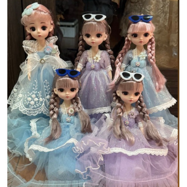 Bjd tinggi 30cm kacamata