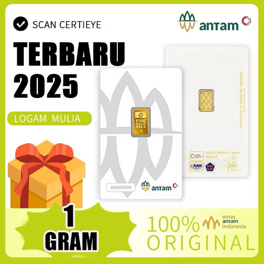 EMAS ANTAM LOGAM MULIA 1 GRAM TAHUN 2025