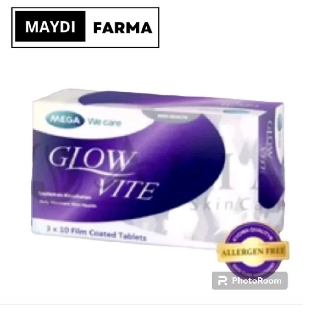 GLOW VITE by Mega WeCare Box isi 30 Capsul