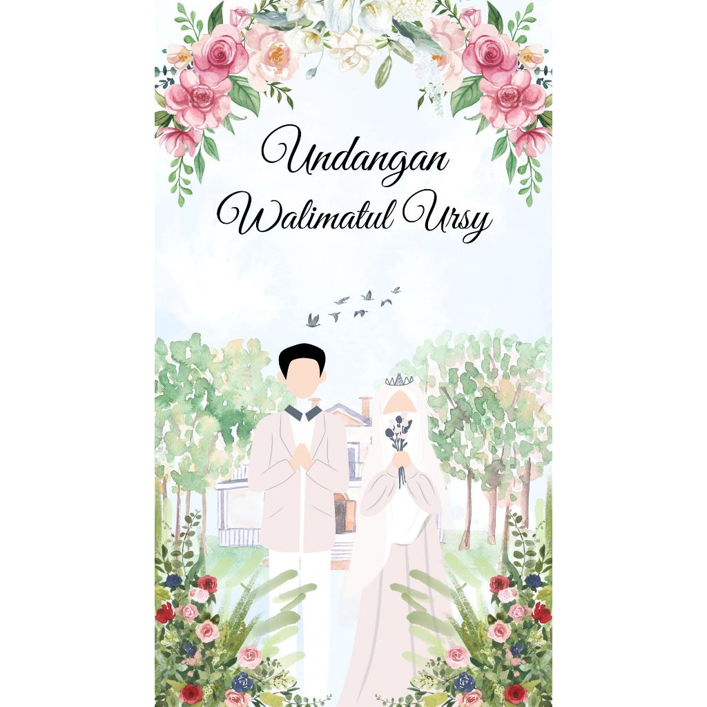 Undangan Walimatul Ursy digital | video pernikahan | undangan video | undangan wedding invitation