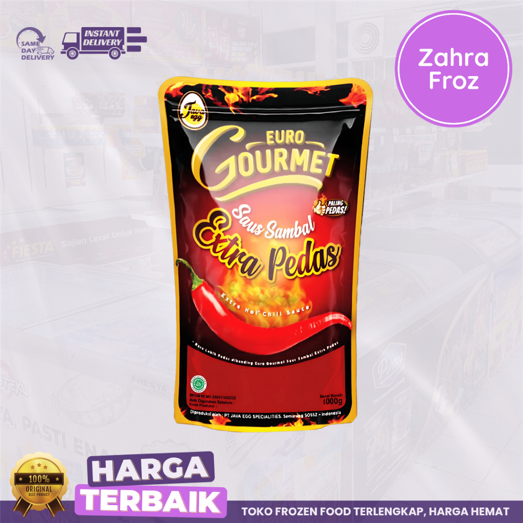 

EURO GOURMET SAUS SAMBAL EXTRA PEDAS 1KG