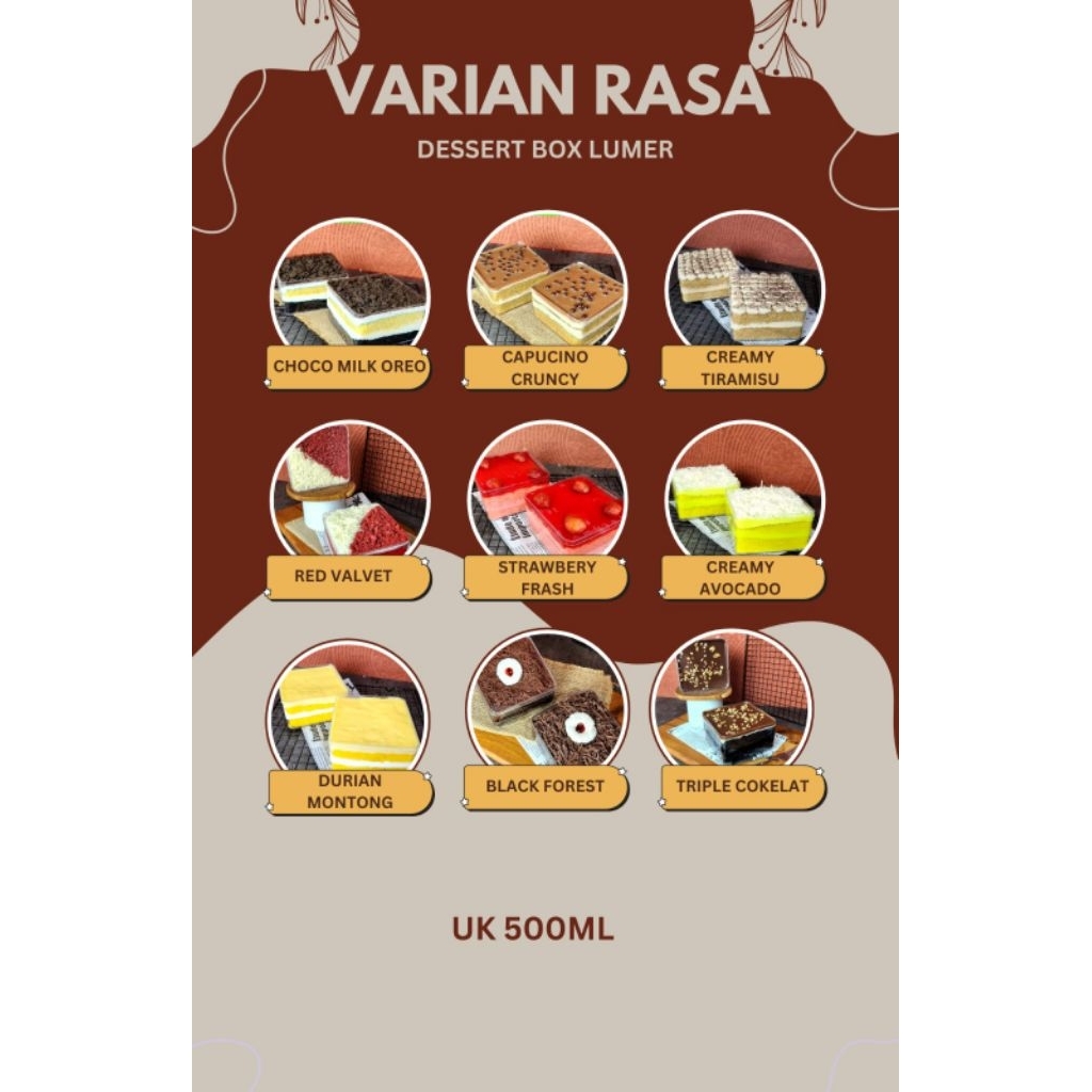 

DESEERT BOX CAKE LUMER UK 500ML