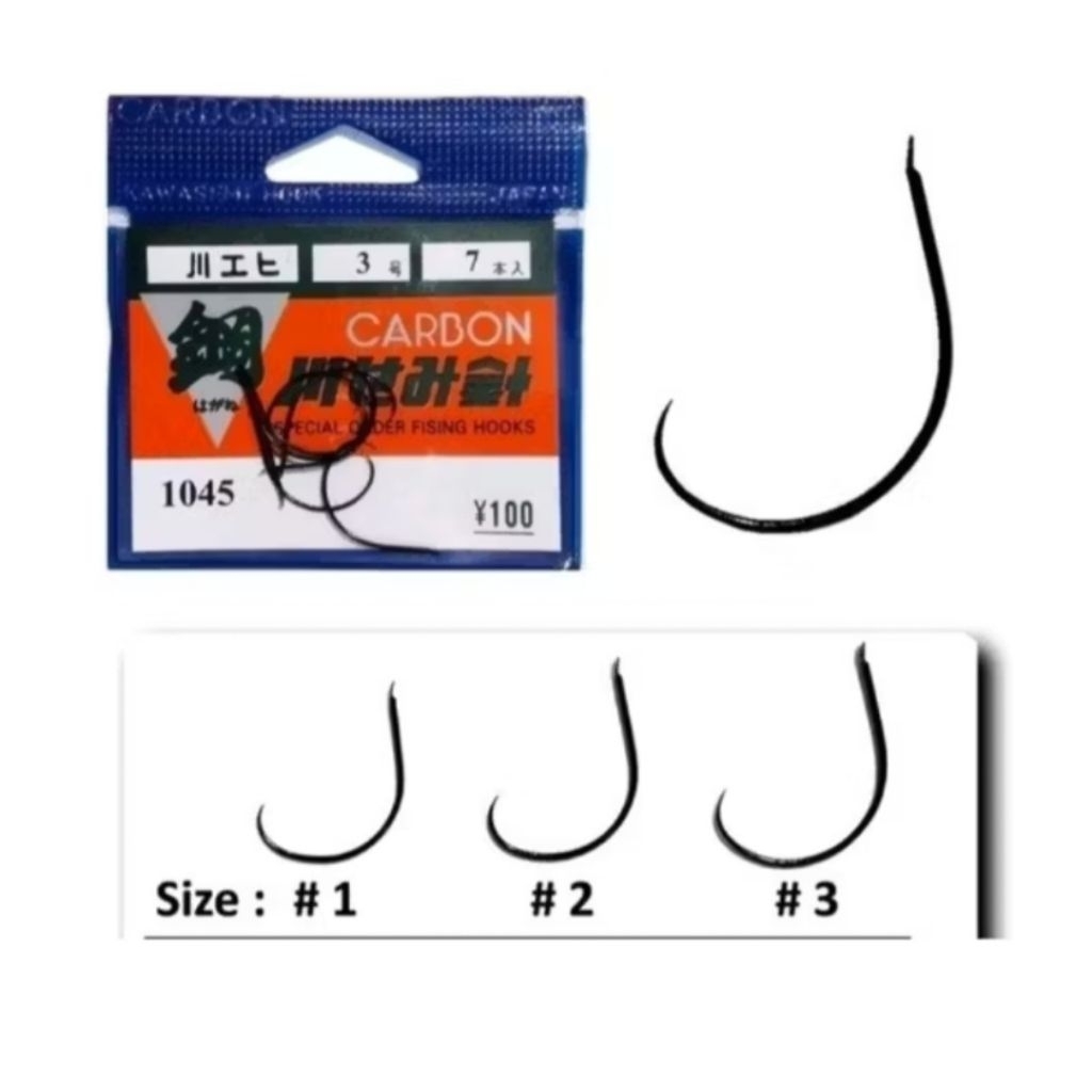 Matai Kail Carbon Jepang Udang 1045 dan 1060