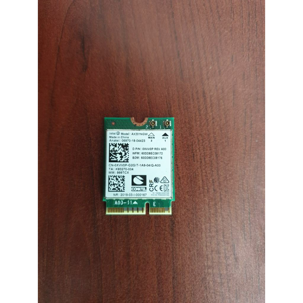 Wifi card Dell latitude 3320